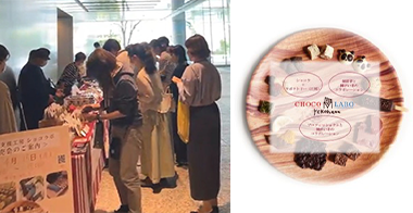 Chocolate sales event to contribute to employment for disabled people